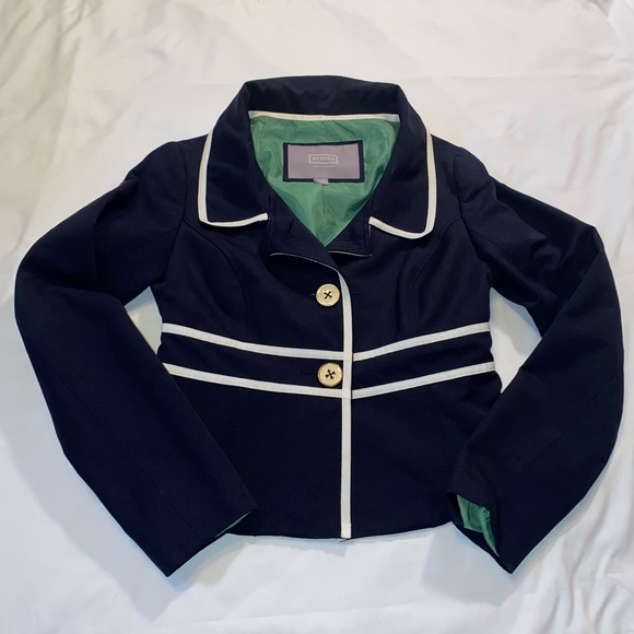 Navy Vintage Inspired Blazer - Picture 1 of 4